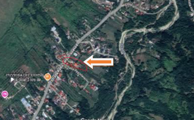 Teren intravilan 1.217 mp, Cheia, județul Prahova