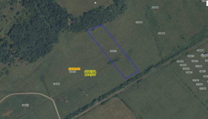 Teren extravilan 9700mp, Podu Olt, comuna Harman, jduetul Brasov