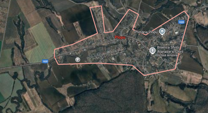 Teren intravilan arabil, 1.200 mp – Plopu, jud. Prahova