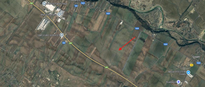 Teren intravilan liber în suprafață totala 25000mp, Tarla 15, Parcela 123, Lot 20, Com. Cateasca, Jud. Arges
