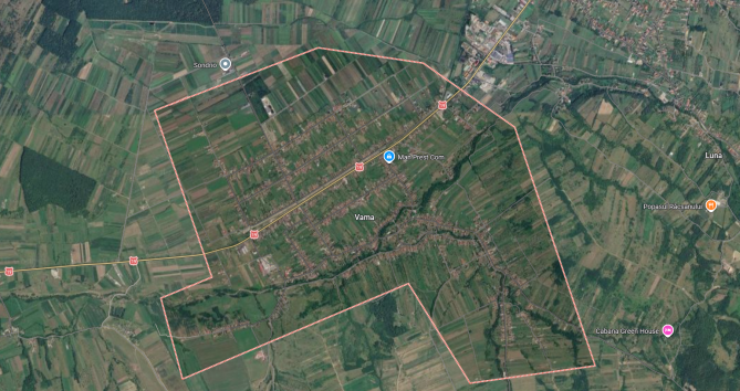 Cota de 1/2 din teren 6209 mp in Vama, jud. Satu Mare