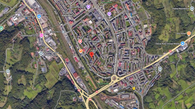 Apartament 2 camere, decomandat – Str. Roman, Reșița, județul Caraș-Severin