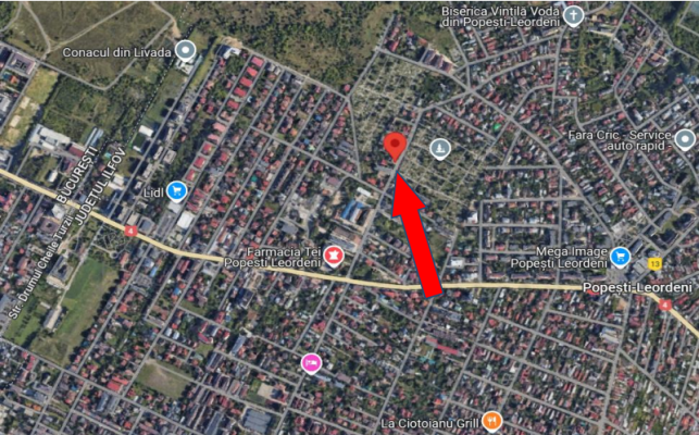 Proprietate imobiliara de tip casa si teren situata in Str. Paraul Rece, Popesti Leordeni, jud. Ilfov