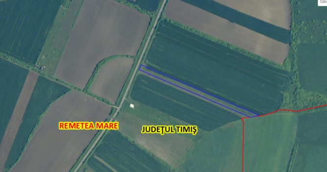 Teren extravilan – 10.000 mp – Ianova, Remetea Mare, jud. Timiș