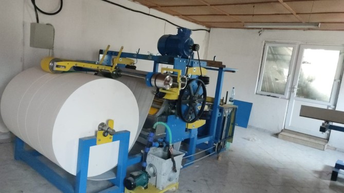 Linie de productie hartie igienica in Lancram, jud. AB