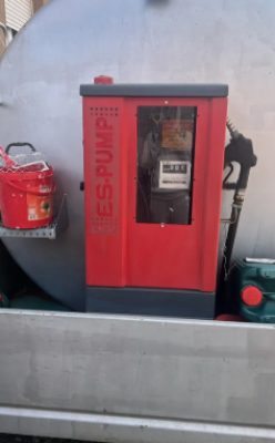 Statie motorina capacitate 9000 LITRI cu pompa noua in caseta, comuna Cezieni, ferma Cezieni, jud. Olt-5436612