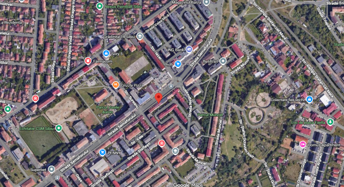 Apartament 2 camere in Loc. Sibiu, Str Semaforului, Nr. 26, et. 2, jud Sibiu