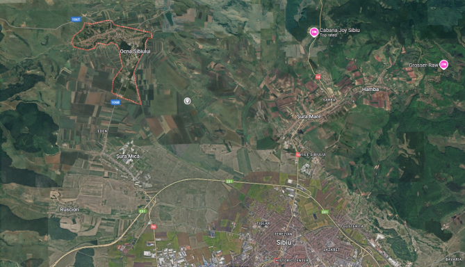 Teren agricol extravilan 5000 mp in Ocna Sibiului, jud. Sibiu
