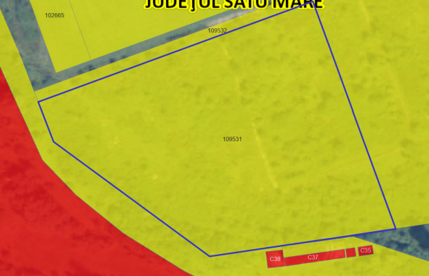 Teren extravilan arabil liber in suprafata totala de 54.747 mp alcatuit din 5 parcele distincte