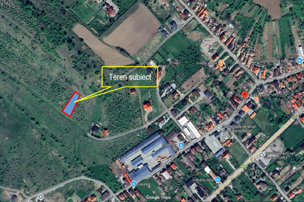 Teren 2175 mp in Reghin, Str. Viilor, nr. FN, jud. Mureș