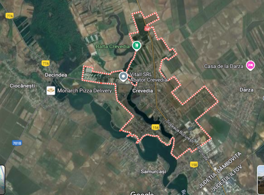 Cota de 1/4 din teren si constructii, Crevedia, Dambovita