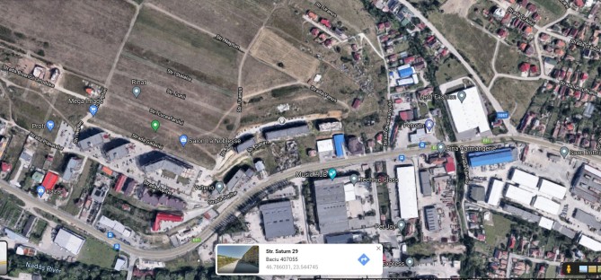 Cota de 1/44 din teren intravilan 480mp in Baciu, str. Saturn, jud. CJ