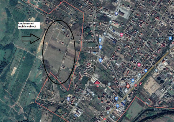 teren in suprafata de 15.000 mp, situat, Bistrita, Viisoara, zona Podirei-Viisoara-Sigmir