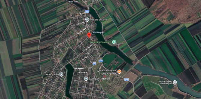Casa si teren, Soseaua Giurgiului, comuna Izvoarele, judetul Giurgiu