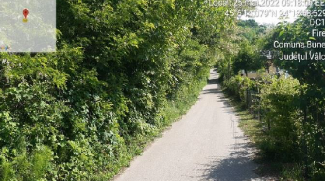 Teren intravilan,8 comuna Bunesti, sat Coasta Mare, pct. “Valea Mogoi”, jud. Valcea