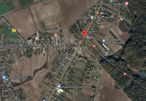 Teren agricol  extravilan, Comuna Ciolpani