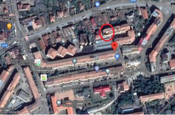 Apartament 2 camere in Aiud, str.Mihai Viteazu, bl.7, sc.A, et.3